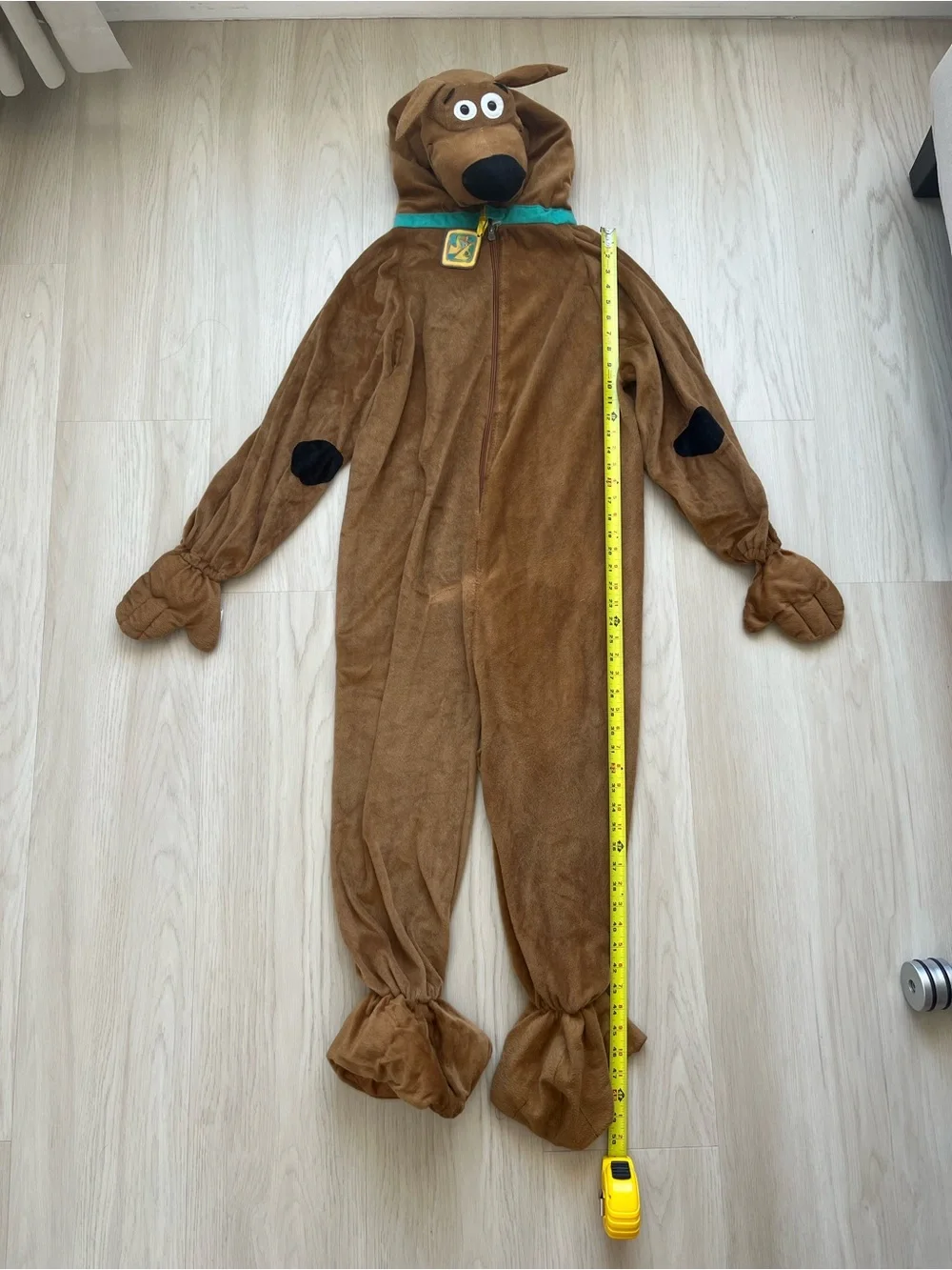 Scooby-Doo Deluxe One-Piece Costume with attached headpiece